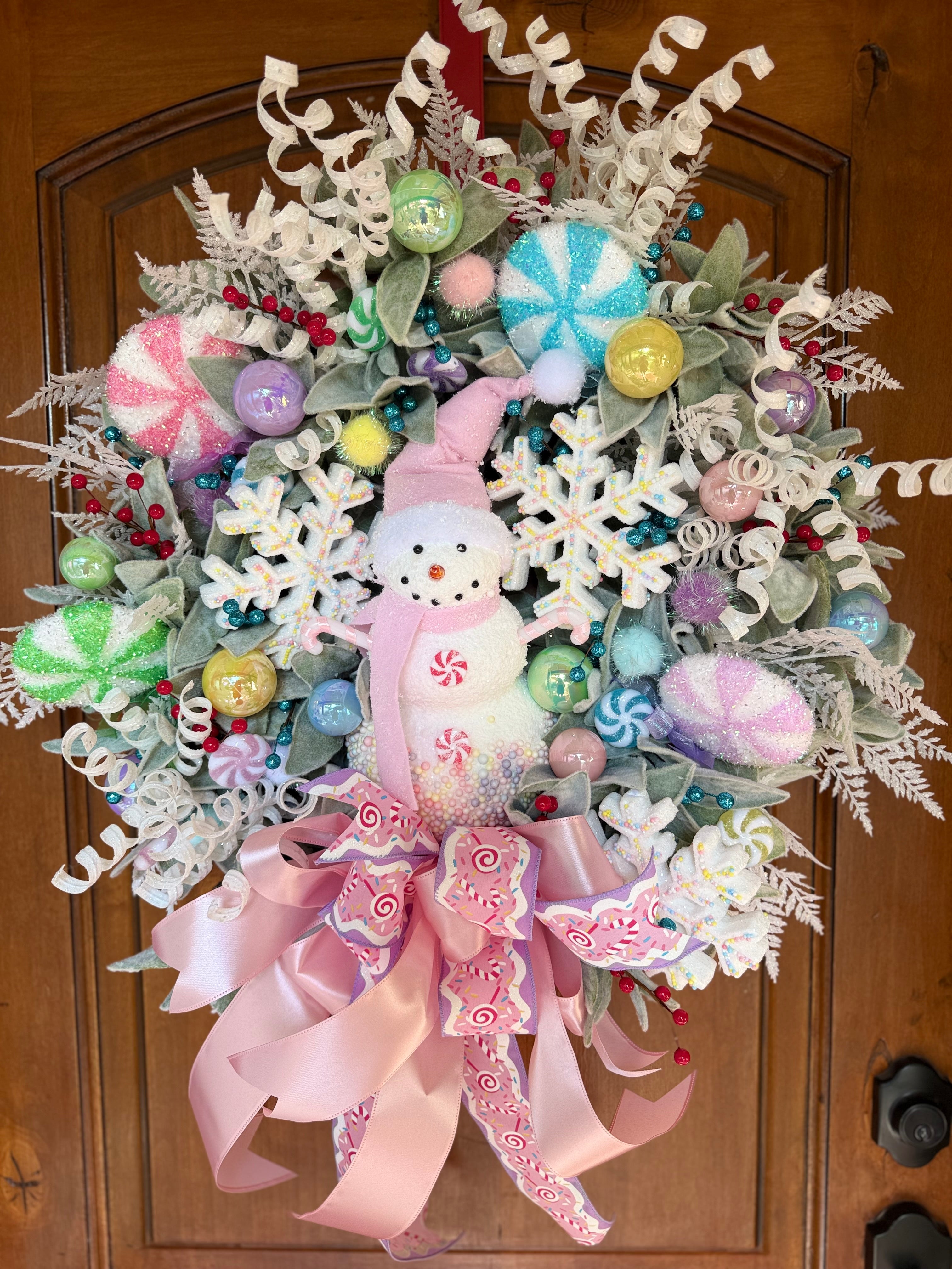 Snowman Wreath